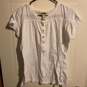 Route 66 Juniors White Short Sleeve Blouse